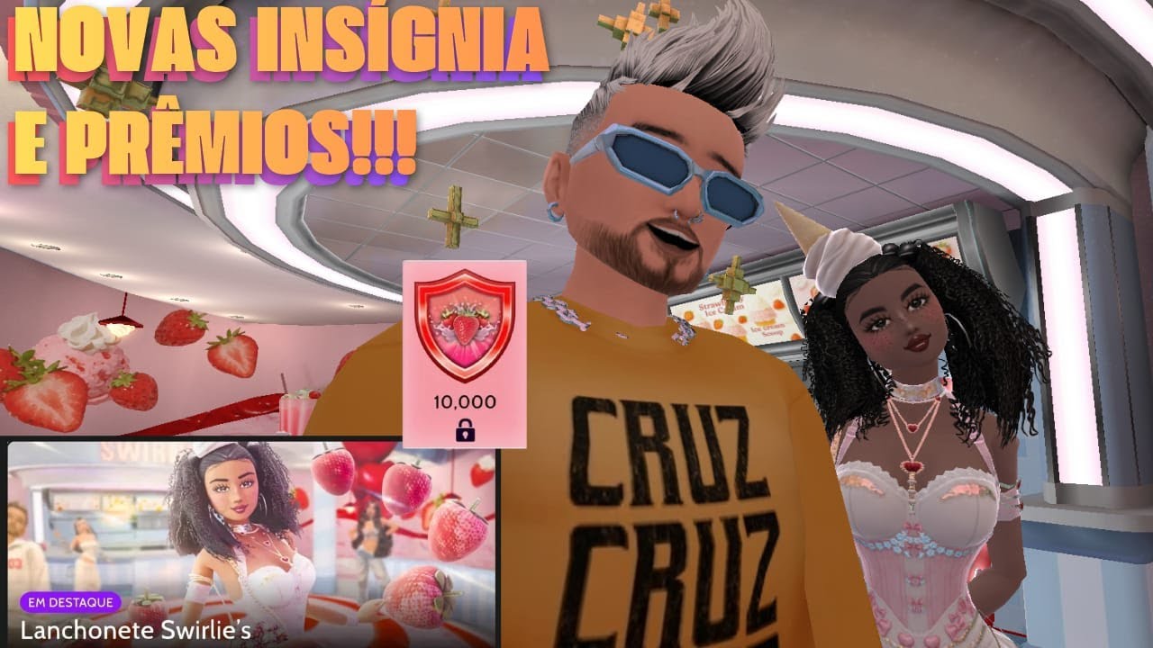 Avakin Life: Lanchonete Swirlie’s com nova insígnia e subida de nível no estilo Speed Runner