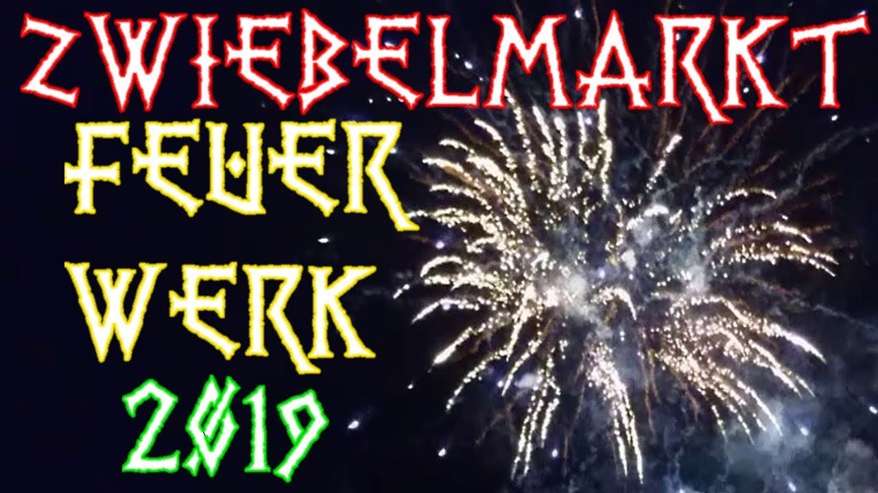★ Zwiebelmarkt Feuerwerk 2019 Bünde ★ | Uncutize