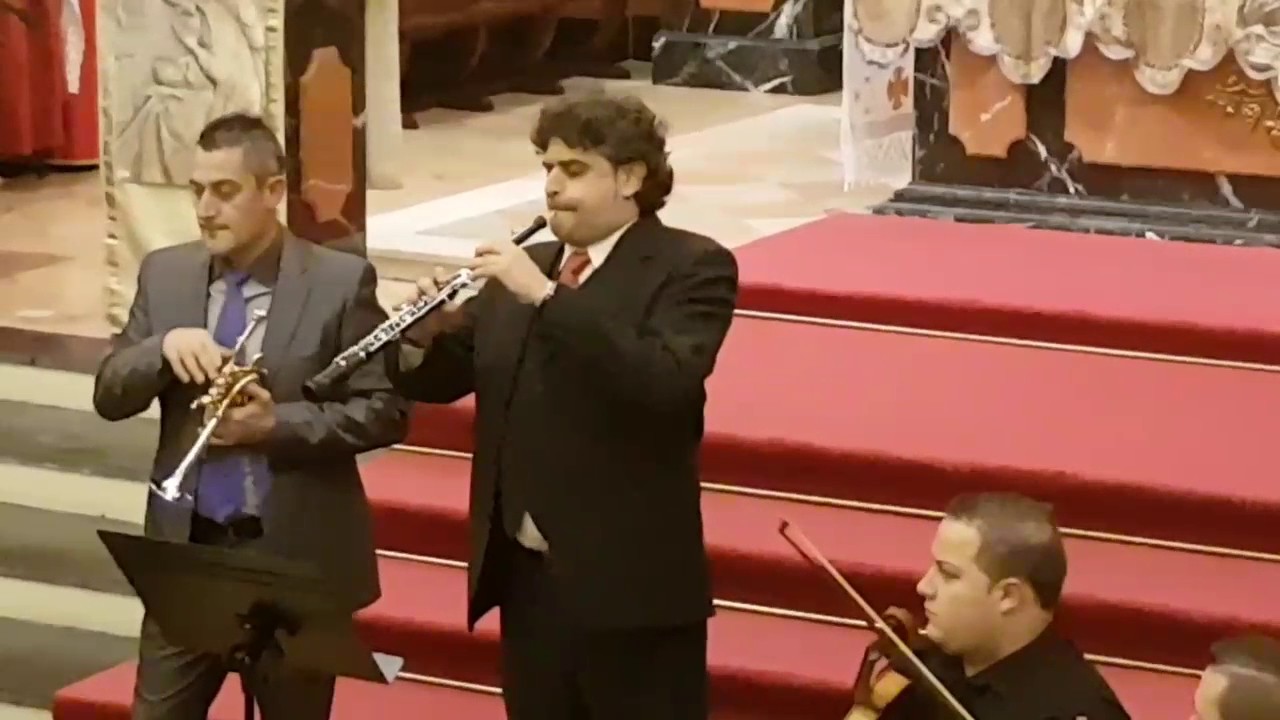 Concierto para Oboe y Trompeta en Sí b. de Vivaldi. Por Antonio CAMBRES  y J. A. MASMANO