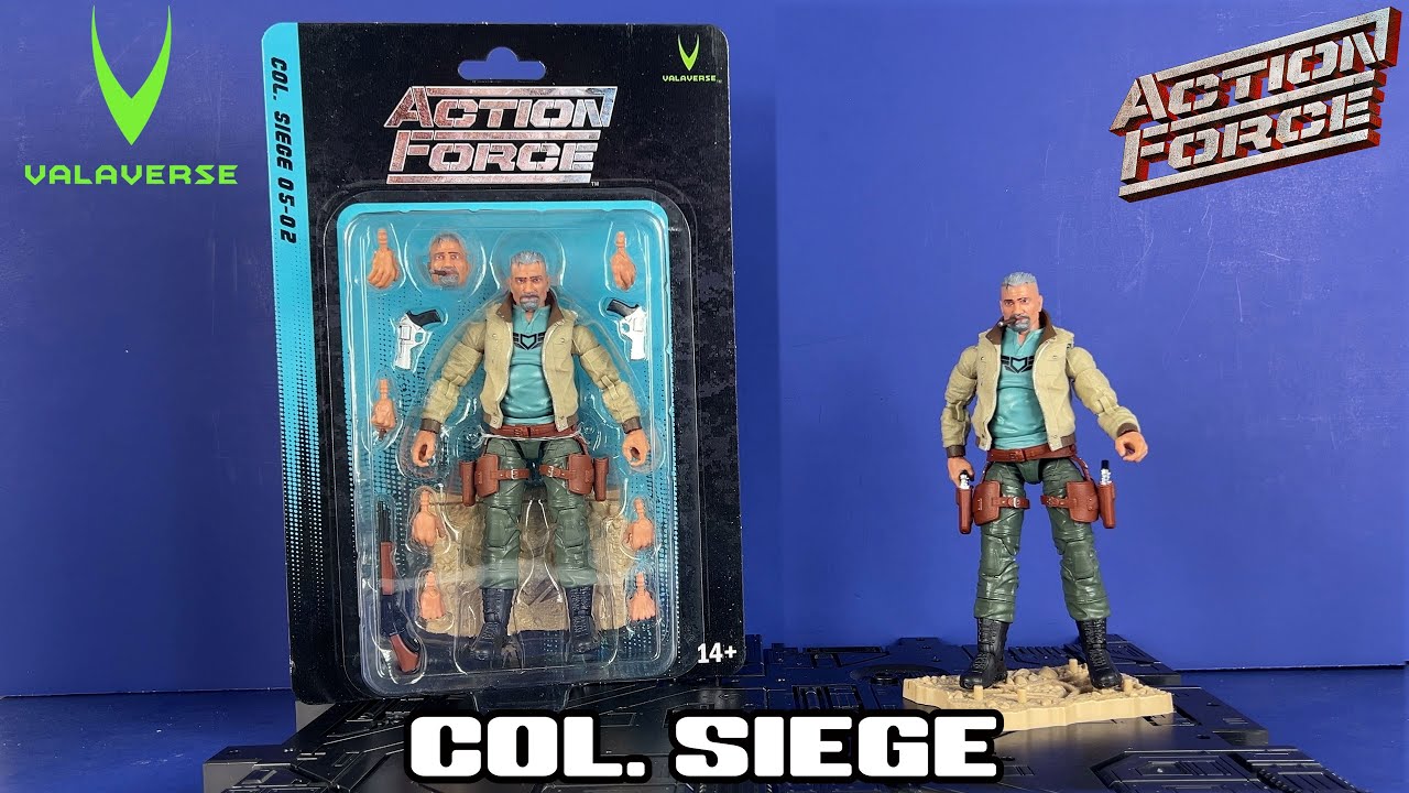 Valaverse Action Force Col. Siege (Series 5 ) Review