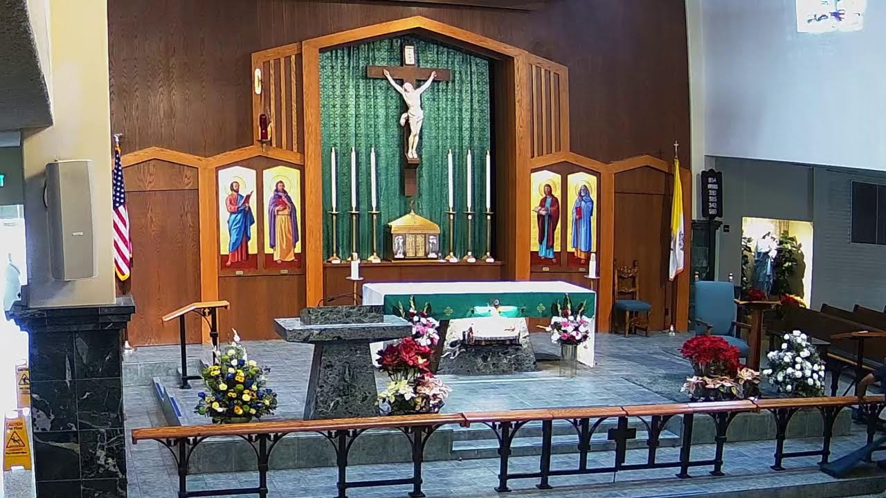 Wednesday 12:00 PM English Mass and Rosary