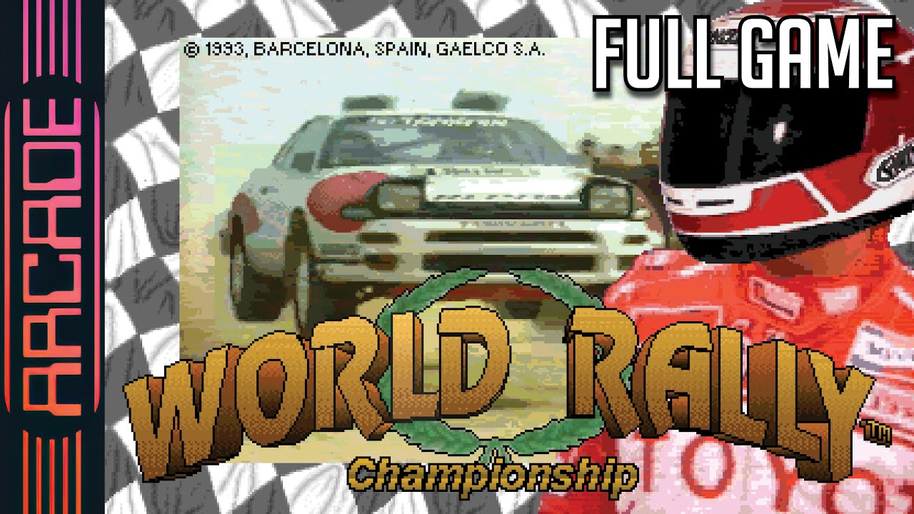 World Rally Championship (1993) Arcade - Full Playthrough HD