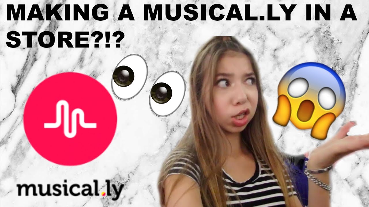 MAKING A MUSICAL.LY IN A STORE?!? (EVERYONE WAS STARING)