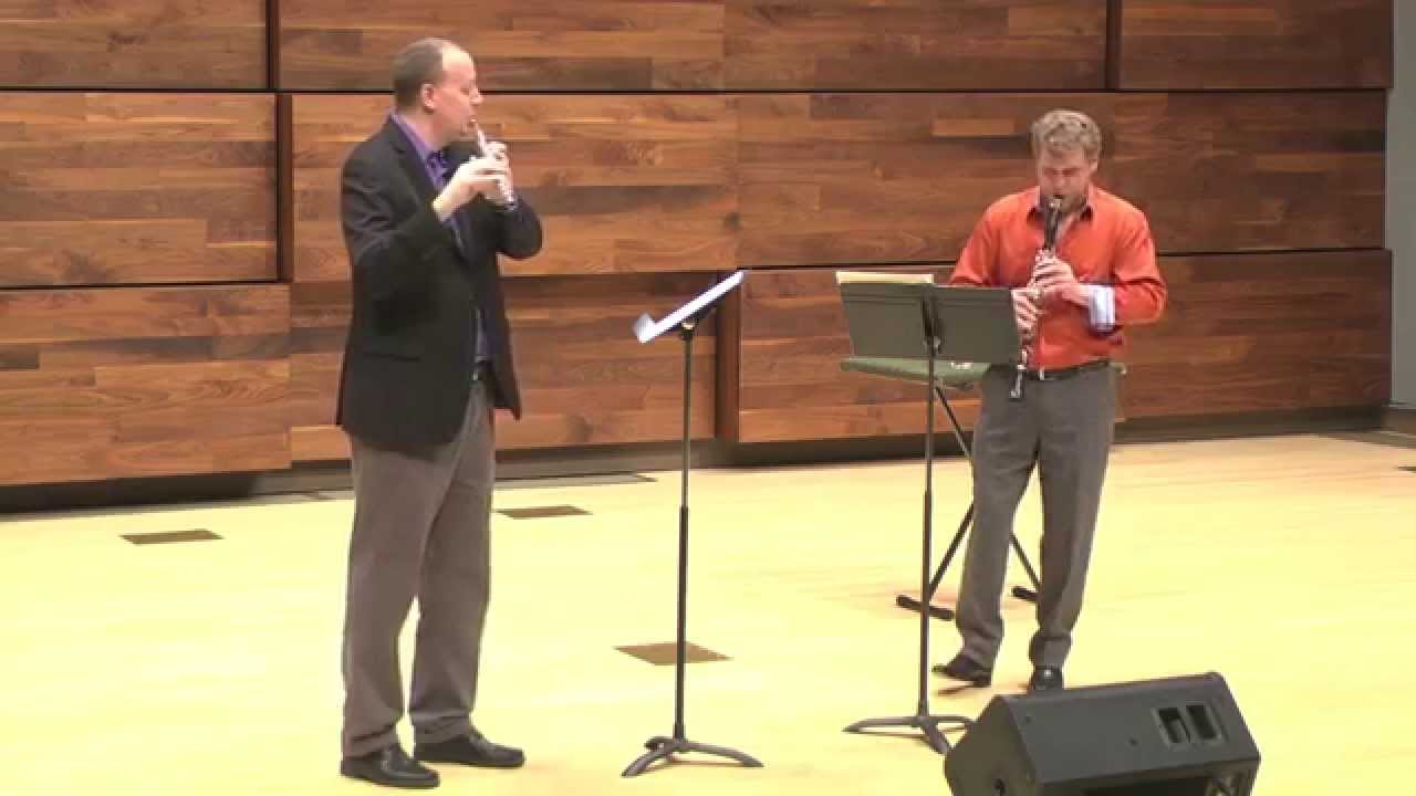Robert Muczynski - Duos for flute and clarinet (complete)
