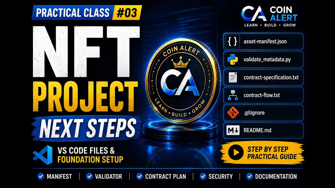 NFT Development Step by Step: VS Code Project Setup Before Smart Contract | Class 4