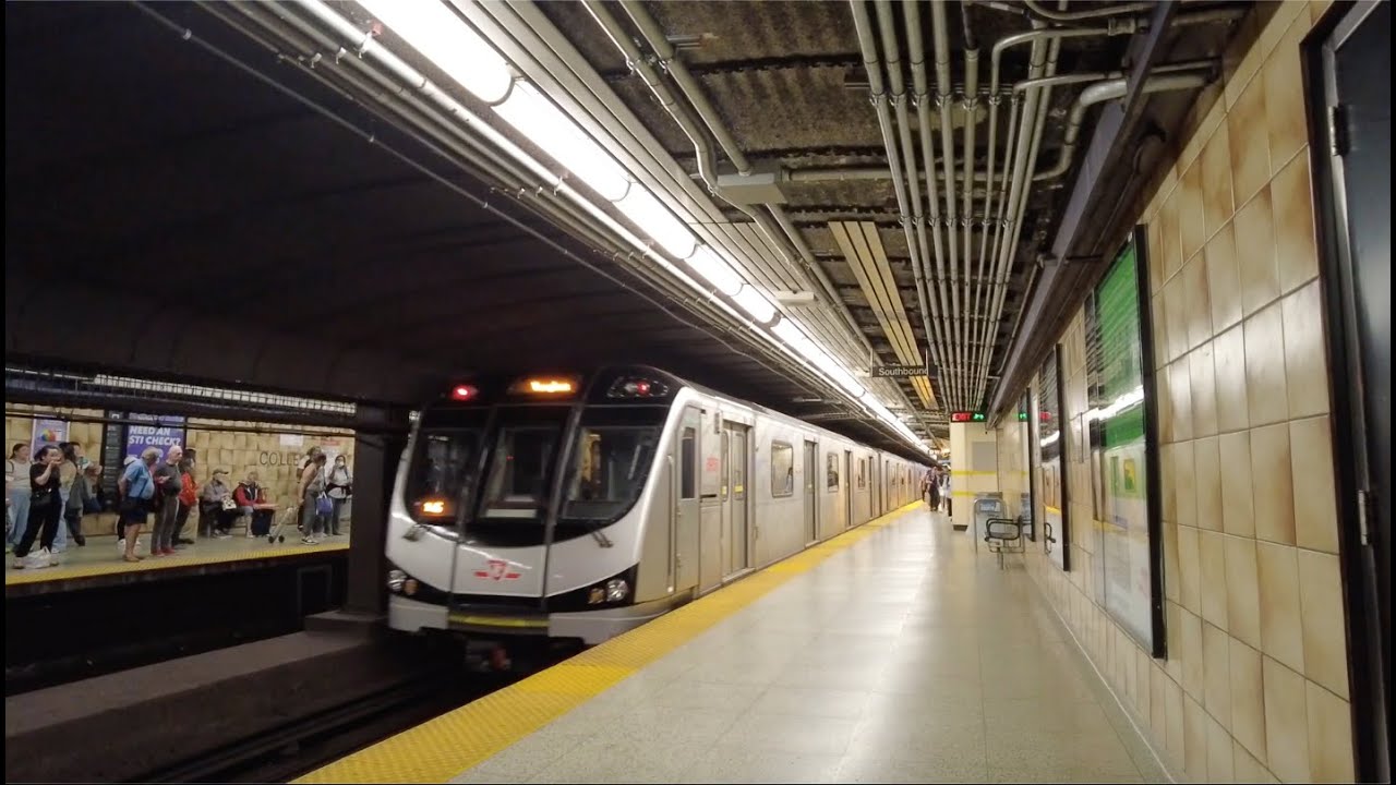 TTC Subway Actions at College Stn on line 1 + Brief Tour Around the Station (August 15th, 2023)