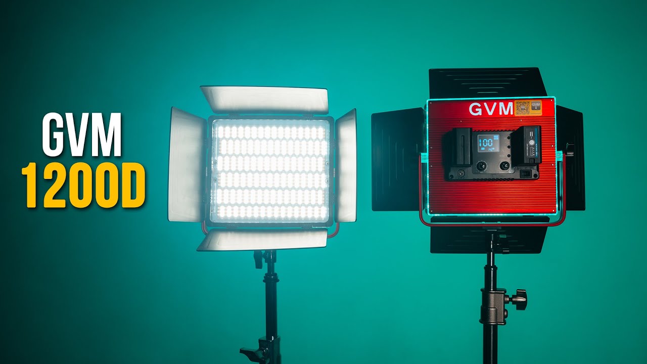 3 Easy & Creative Lighting Setups Using These 2 Lights! (GVM 1200D)