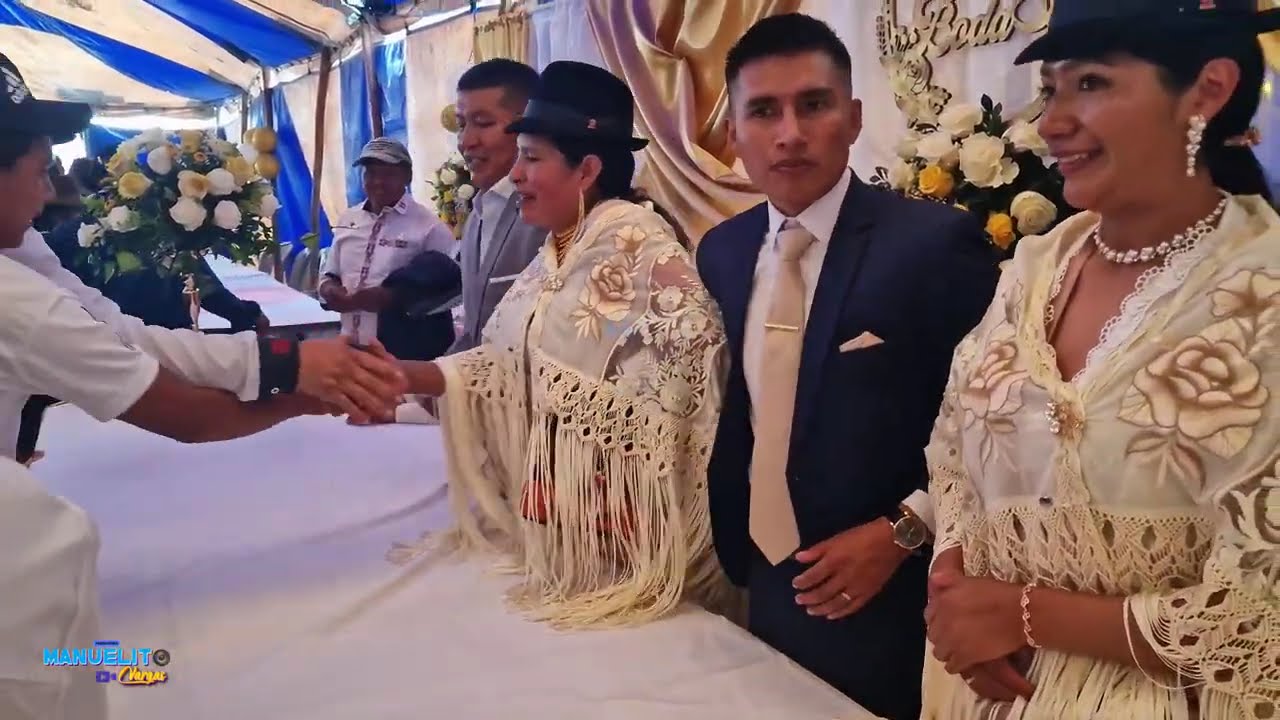 Recepción de Carlos Suamar y Mery Guanoluisa