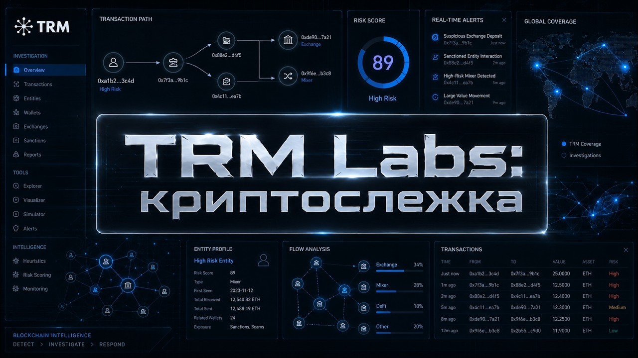 TRM Labs: Блокчейн разведка (FedRAMP, Beacon Network, Chainalysis) - KYC, KYT, AML обзор | review
