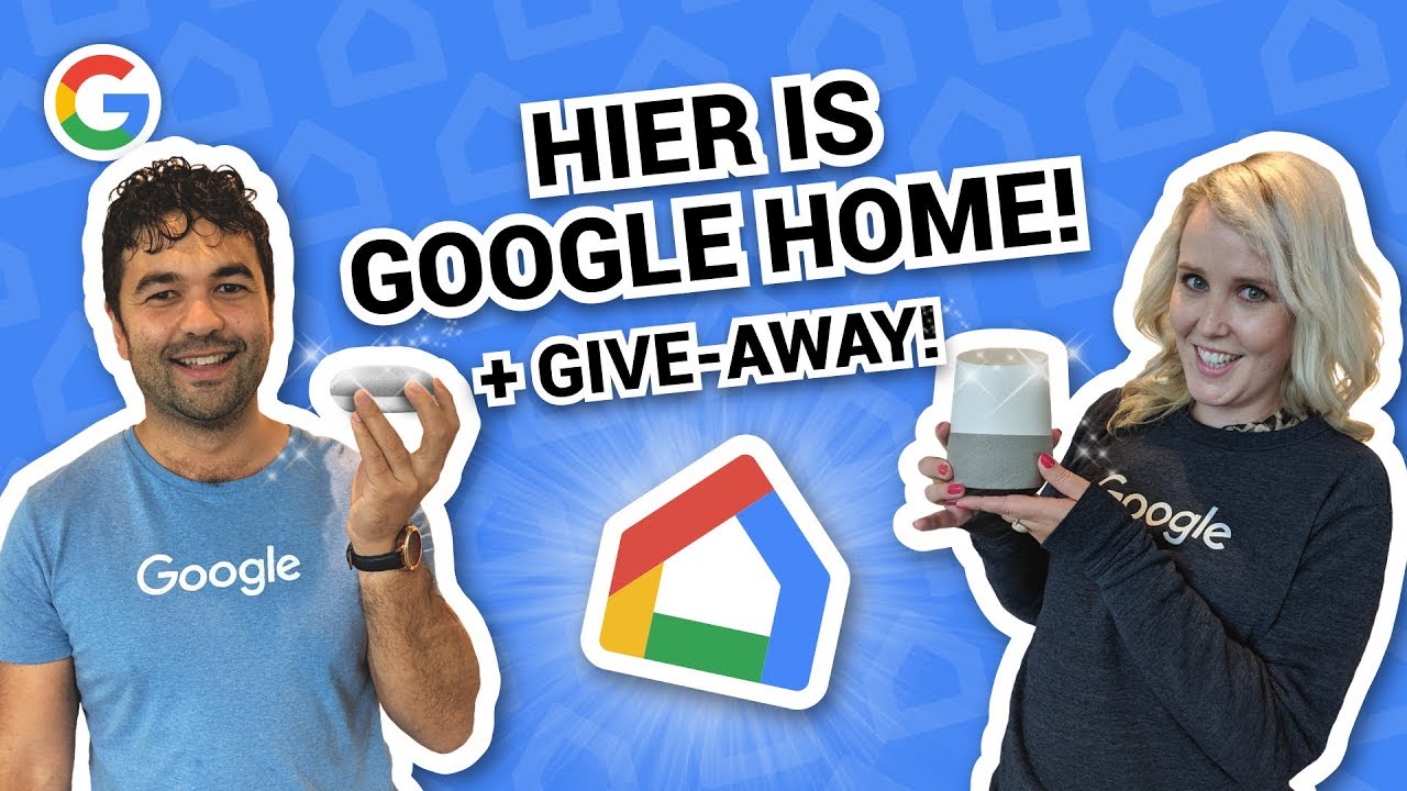 HIER IS GOOGLE HOME! (UNBOXING + GIVE-AWAY) - Vraag het Google