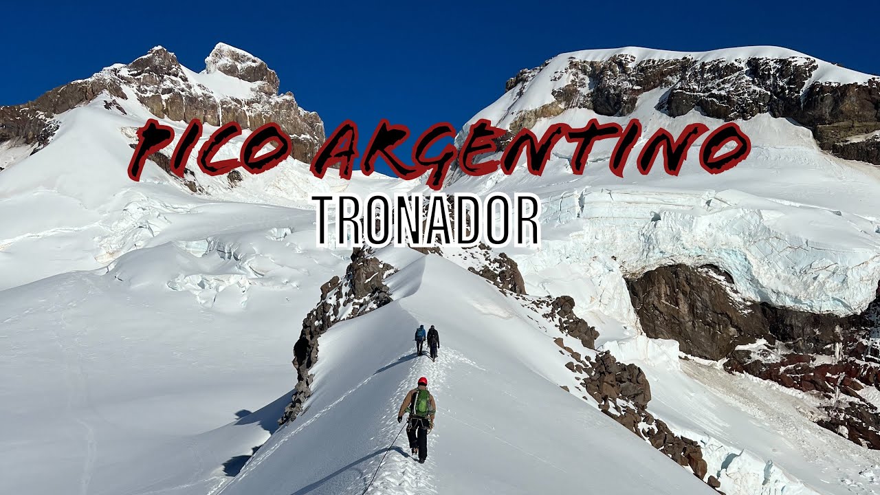 Pico Argentino Cerro Tronador #montañismo #trekking #escalada  #patagonia
