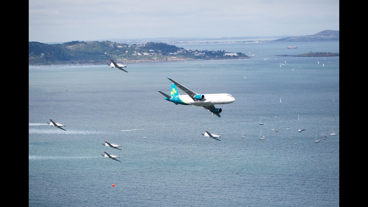 Shamrock 1936 joined Team Silver at Bray Air Display