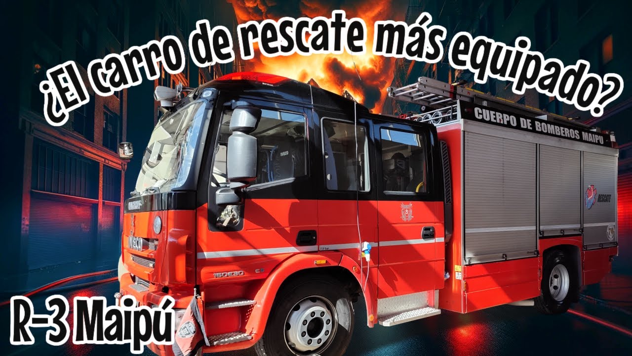 🚒 Review R-3 Bomba Chile | Iveco Magirus Rescate Pesado