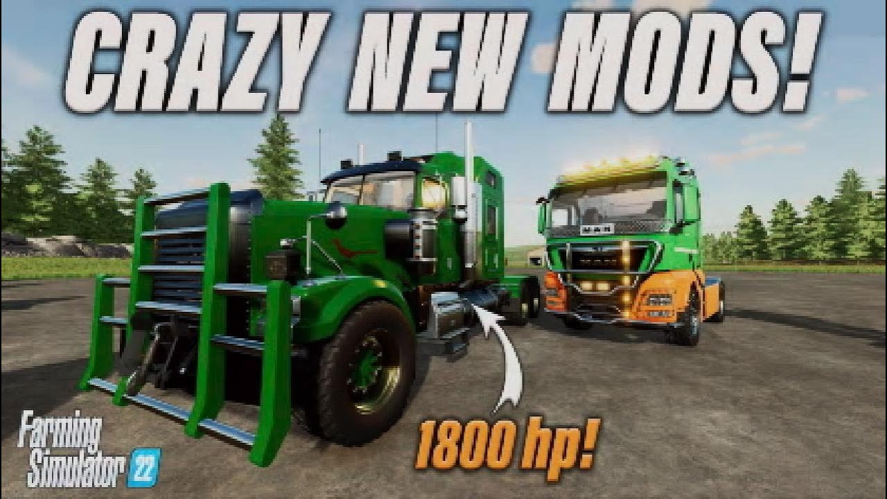 1800HP! FS22 | CRAZY NEW MODS! | (Review) Farming Simulator 22 | PS5 | 28th April 2022.
