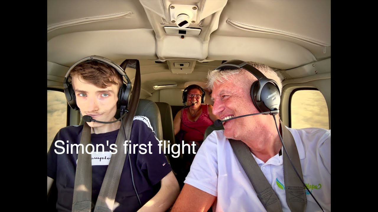Simons first and last flight