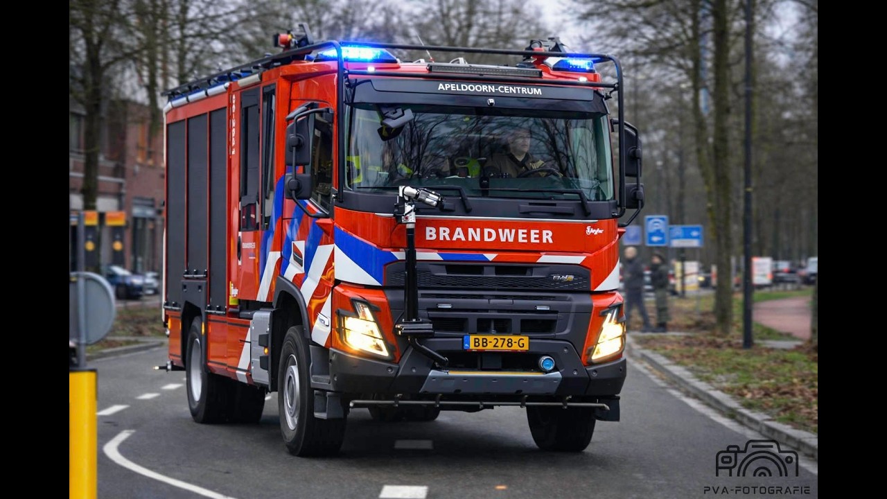 Appartement zwaar beschadigd na grote brand Gildenlaan Apeldoorn.