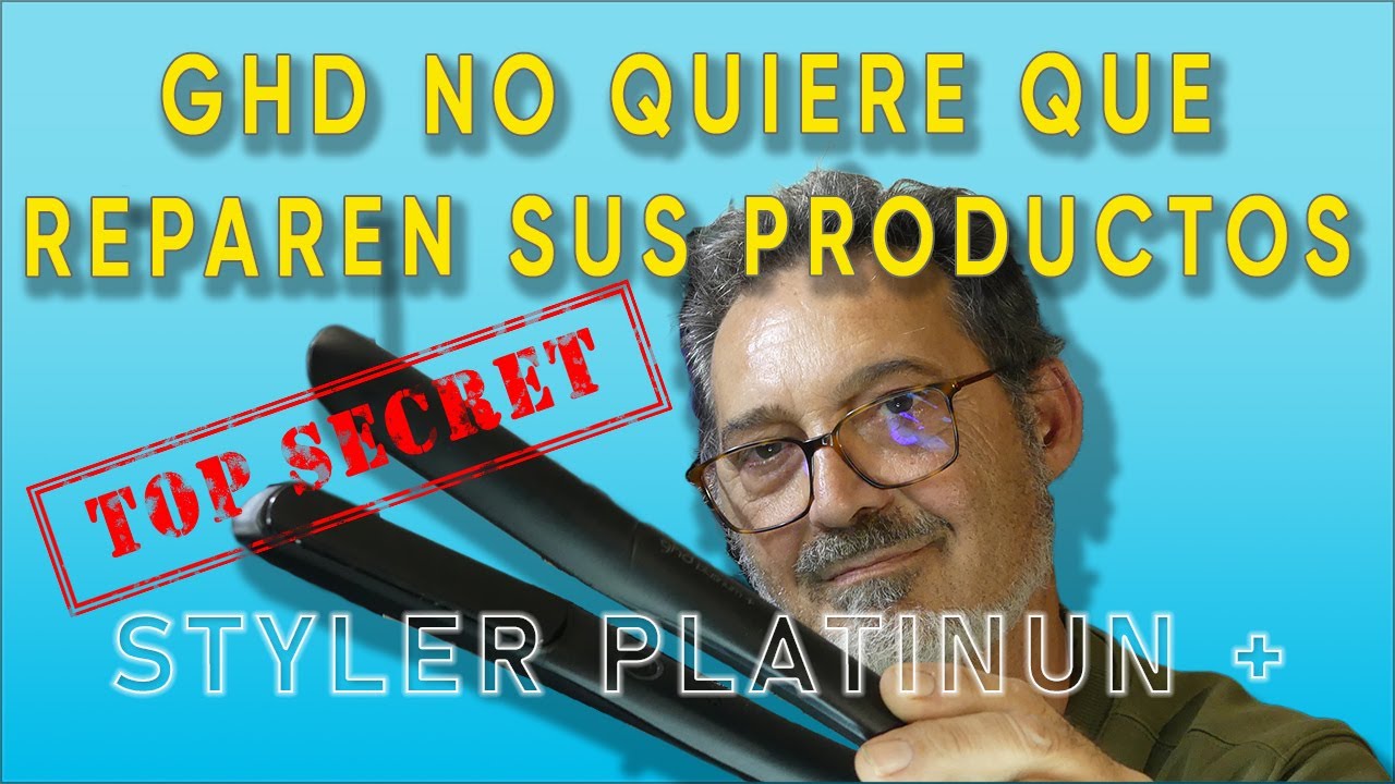 Styler GHD Platinun plus, tecnología ultra zone con error, parpadea luz roja, pita y no calienta.