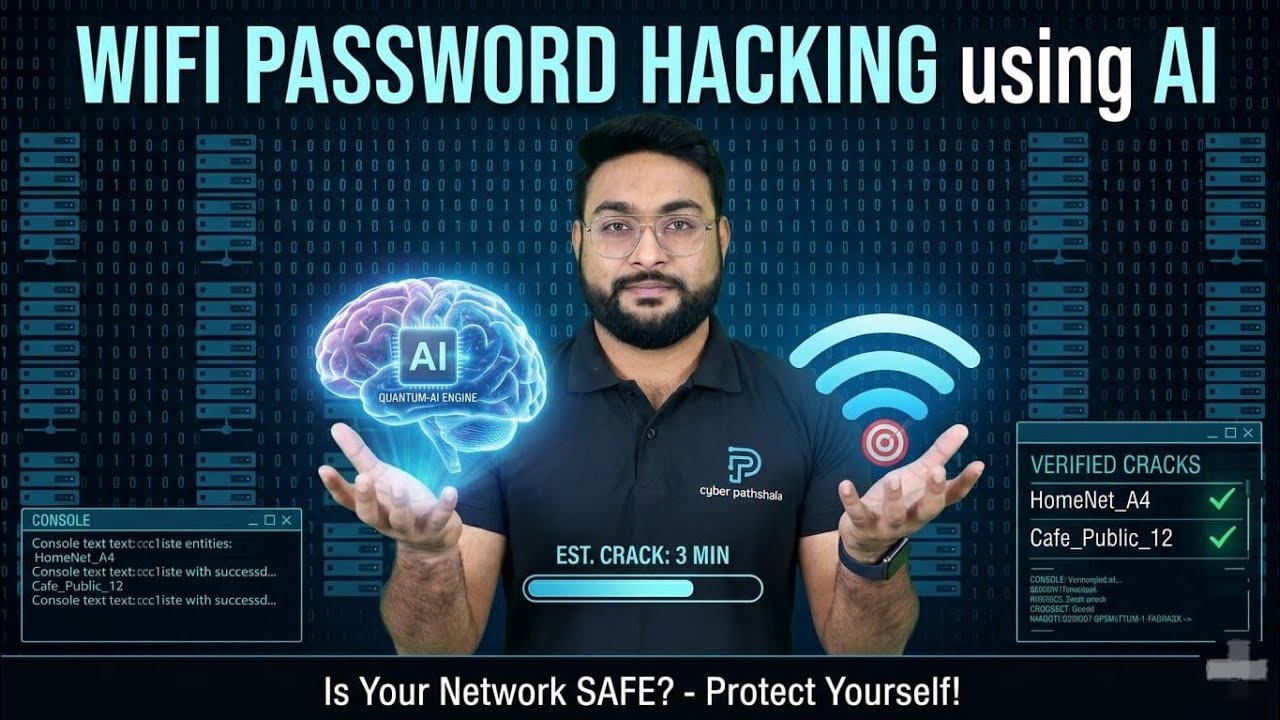😱 ​How to Hack WiFi Password using AI on Windows (Ethical Hacking Tutorial 2026) ChatGPT  #hacking