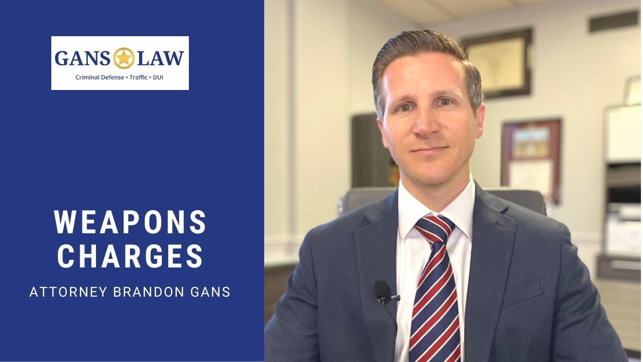 Weapons Charges | Gans Law - Criminal Defense Attorney Orlando