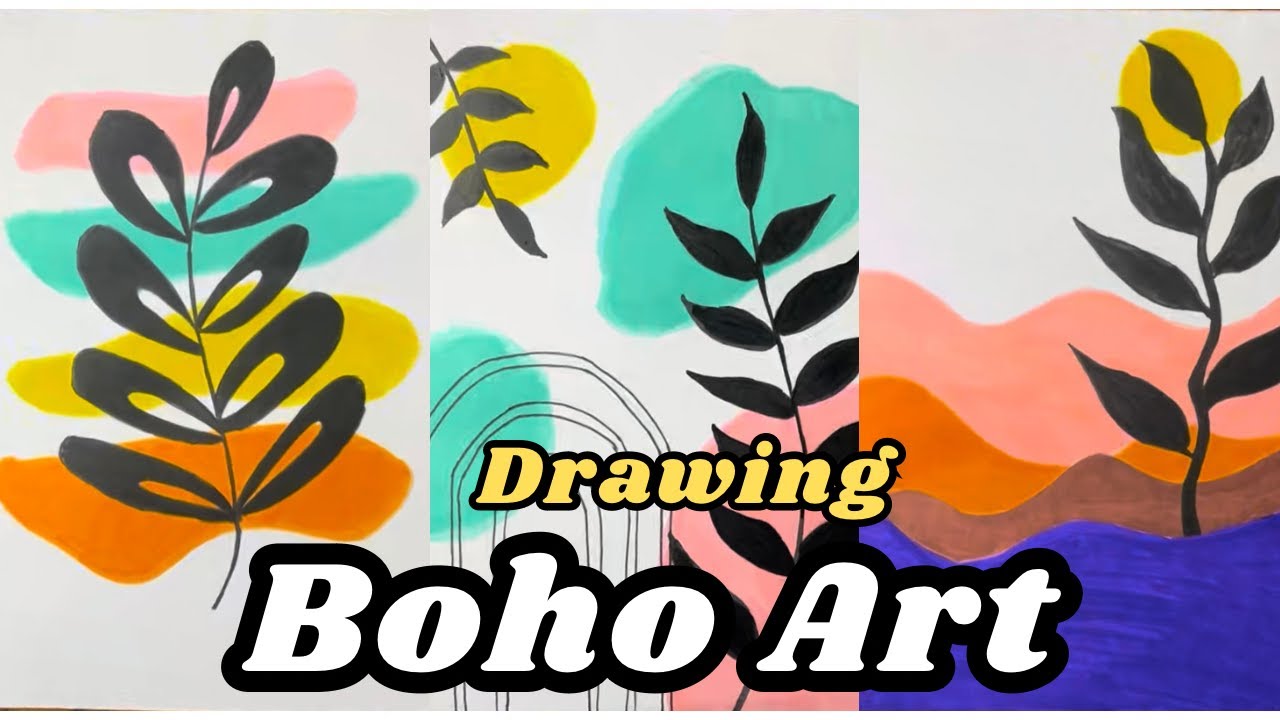 Easy Boho Art Drawing Ideas for Beginners...Part-2