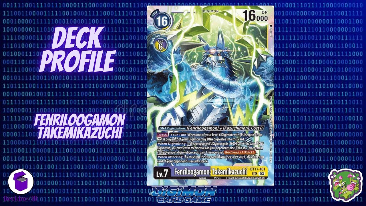 Deck profile Fenriloogamon Takemikazuchi | BT17