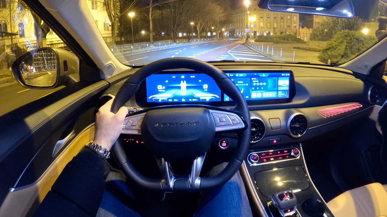 DONGFENG FORTHING T5 EVO SPORT 2025 (UPGRADED MODEL) - night POV test drive (PURE DRIVING)