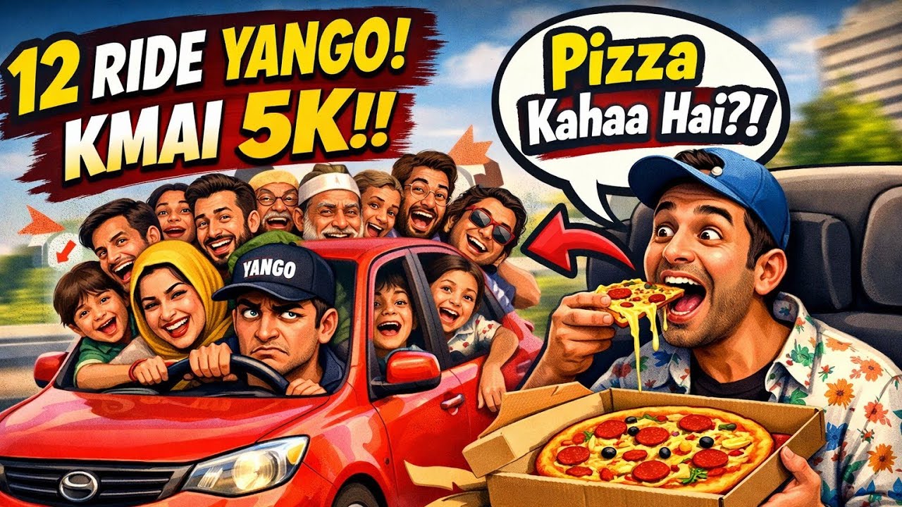 Yango today earning vlog funny 🤣 moment pizza 🍕 laye ho 😢