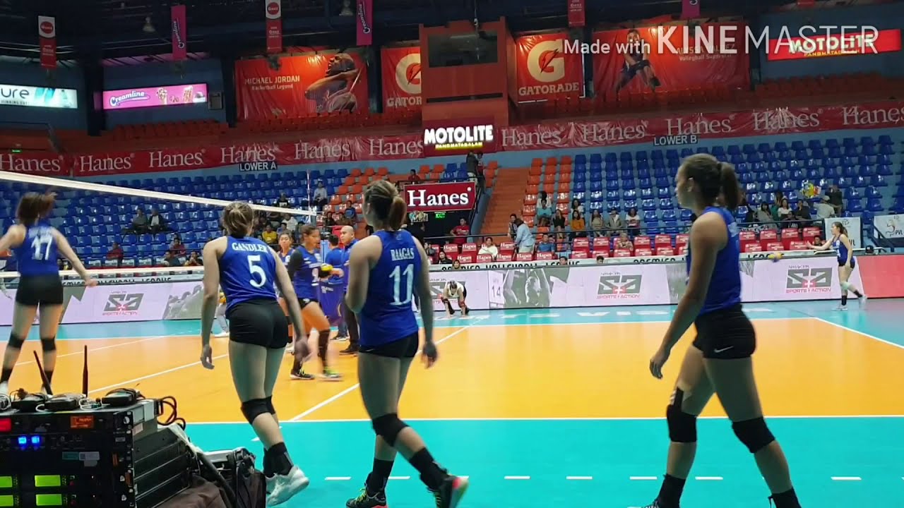 Ateneo Lady Eagles Free Spiking & Warm-up