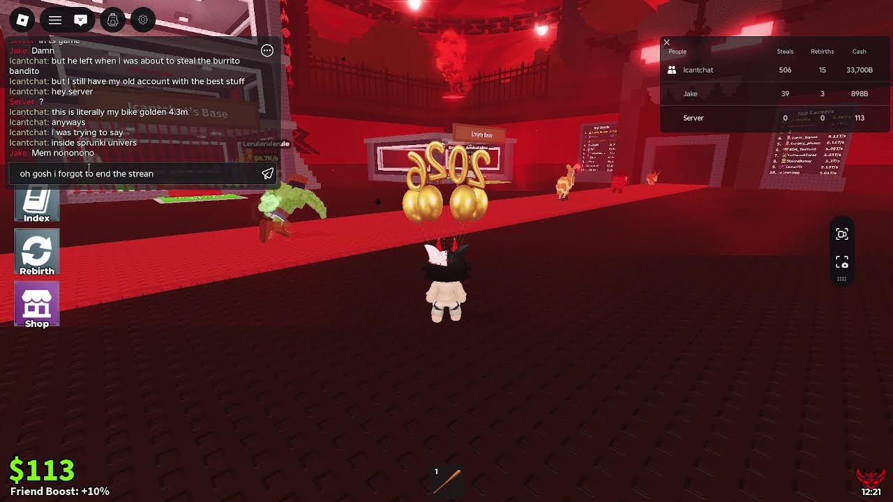 Playing Roblox for 10 hours