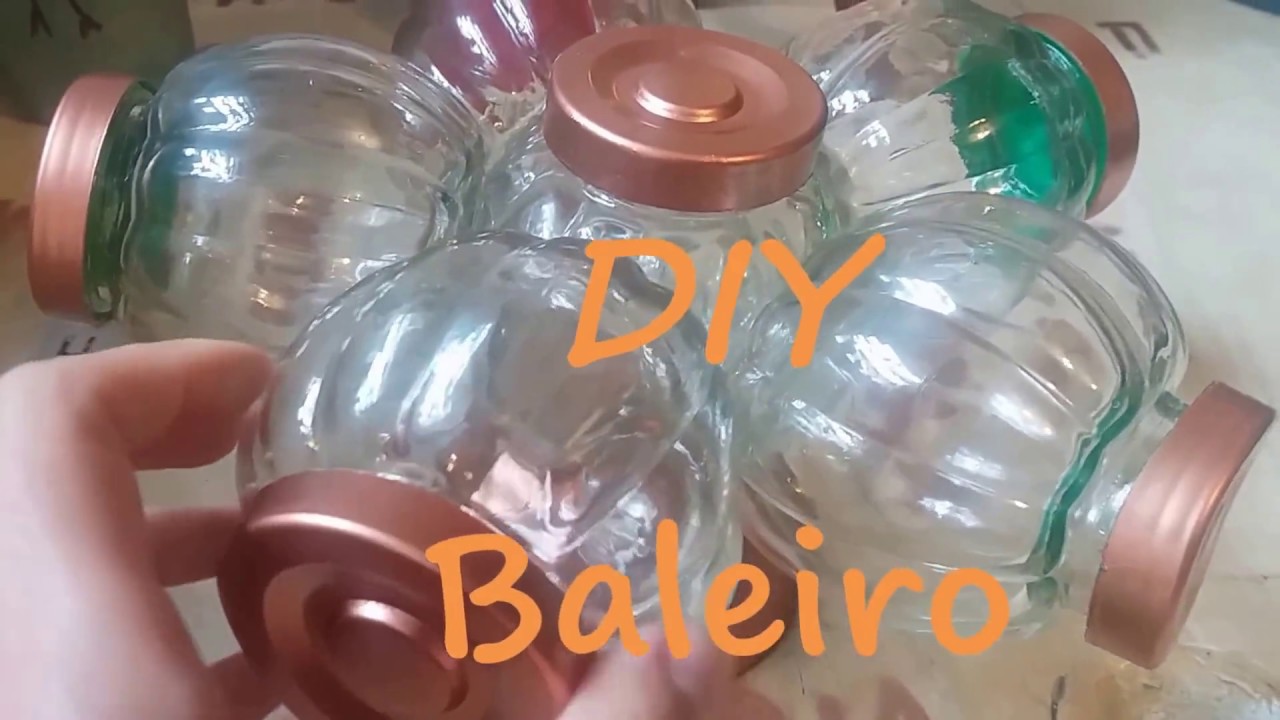 Como Fazer um Baleiro de Vidro  - Arthé