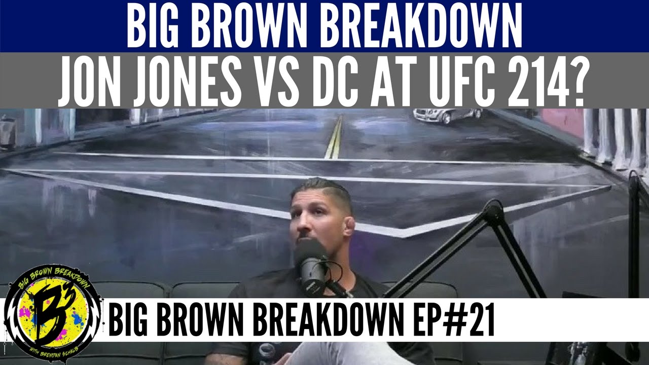 Brendan Schaub - Jon Jones vs Daniel Cormier at UFC 214?