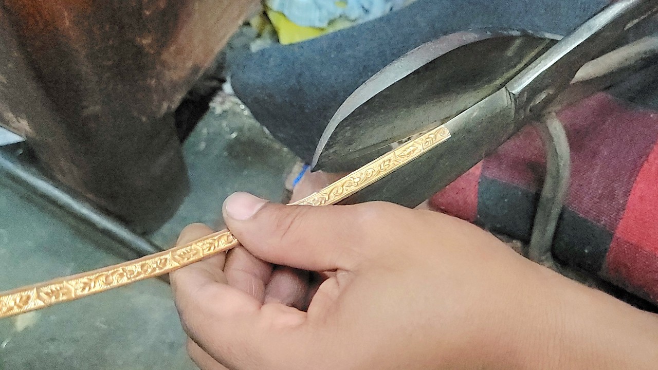 How to make a gold bangles ! Gold bouti making ! Handmade jewellery