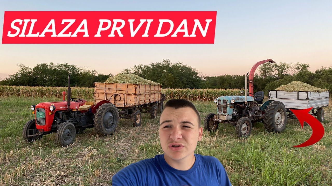 SILAZA PRVI DAN LOS KUKURUZ (PRVA PROBA SILO KOMBAJNA)