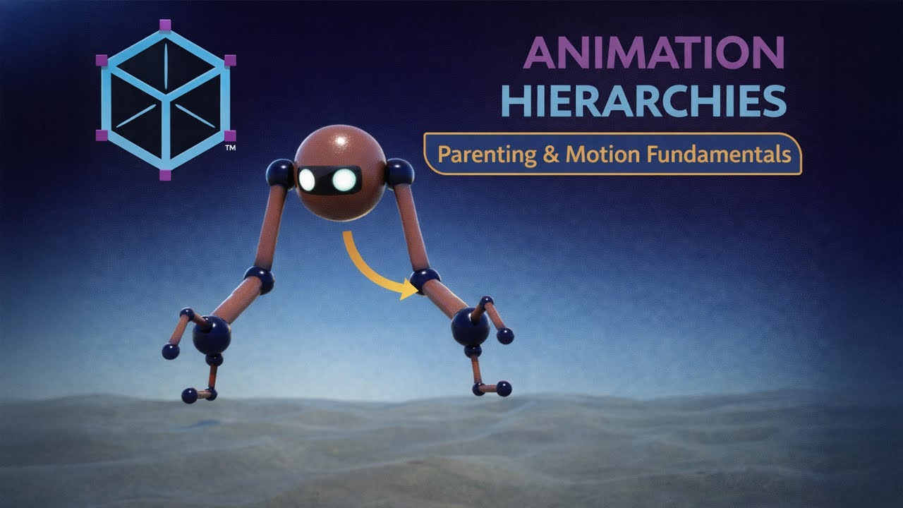Animation Hierarchies in Maya – Parenting & Motion Fundamentals