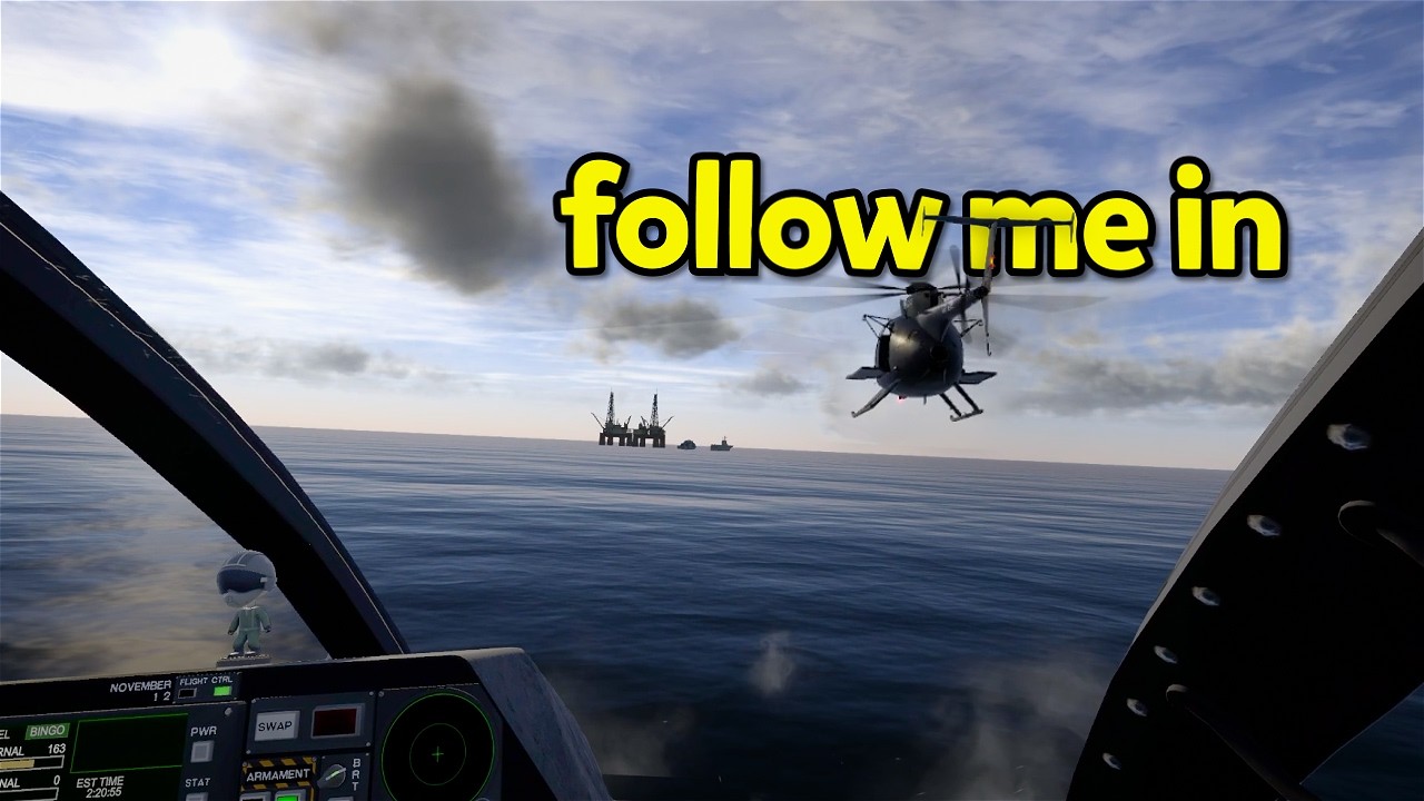 VTOL VR's Little Bird Mod Is Insanely Fun