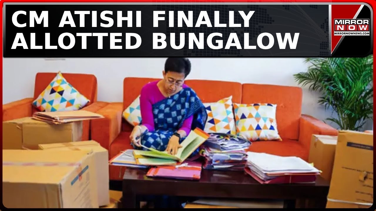 Delhi: Politics Over CM Bungalow Ends | Atishi Officially Allotted House On Dusshera | Latest News