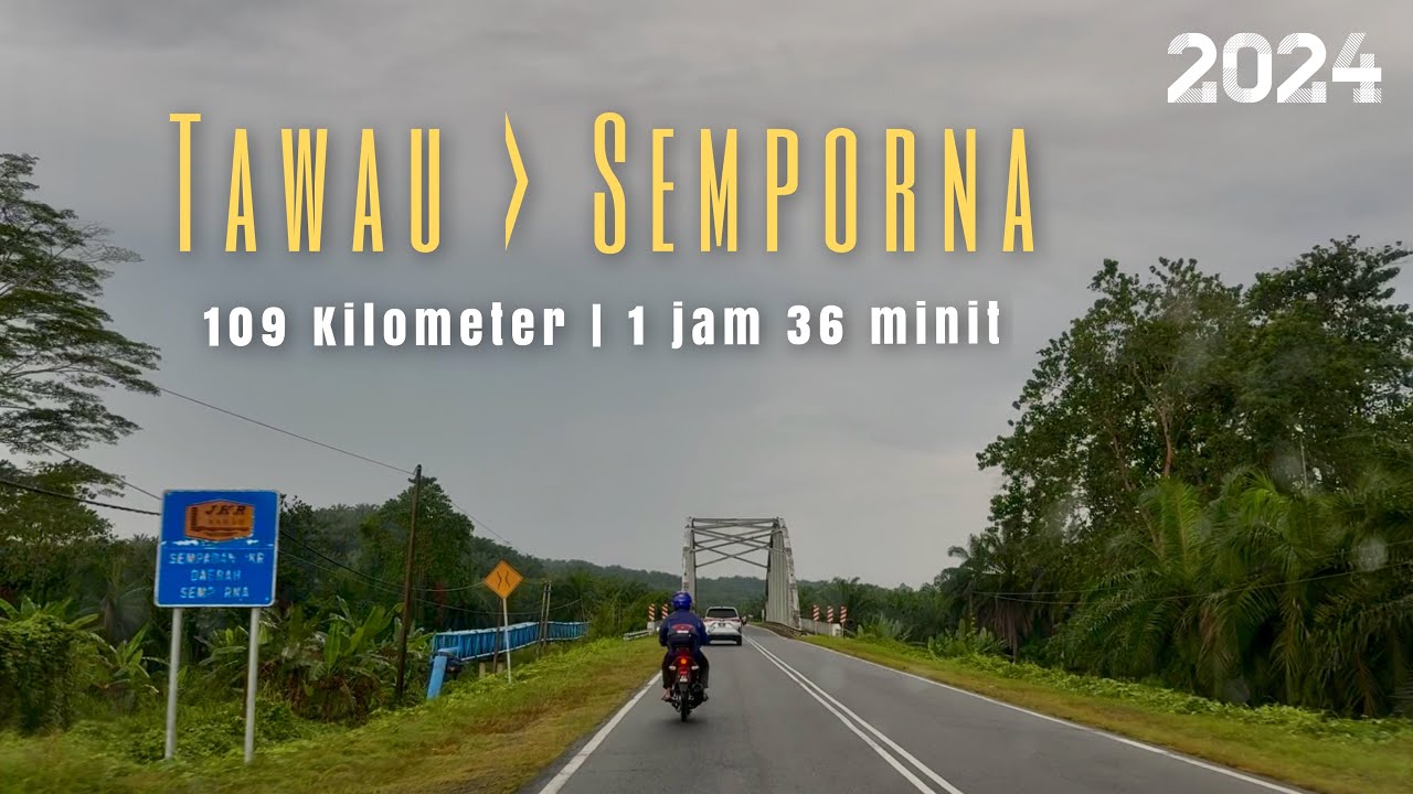 #jalan_b24 | TWU-SPN Perjalanan dari Tawau ke Semporna, Sabah