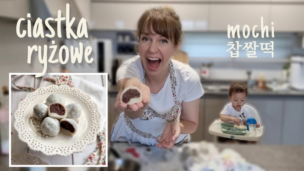 Pyszne CIASTKA RYŻOWE -  mochi, chapssal-tteok - prosty przepis na ciasteczka ryżowe prosto z Korei