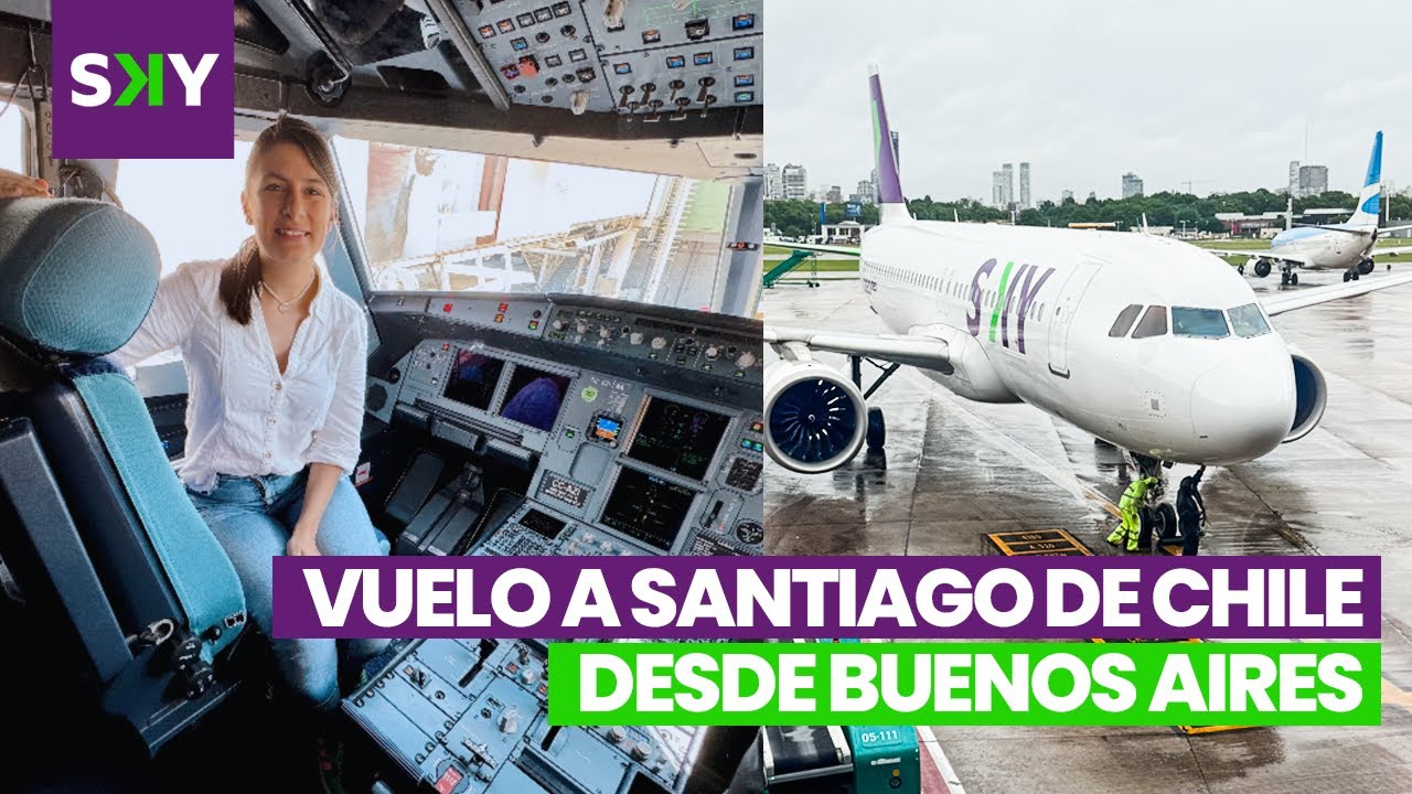 VUELO DE BUENOS AIRES A SANTIAGO 🇦🇷✈️🇨🇱 con SKY Airline | Cordillera, spotting y full experiencia