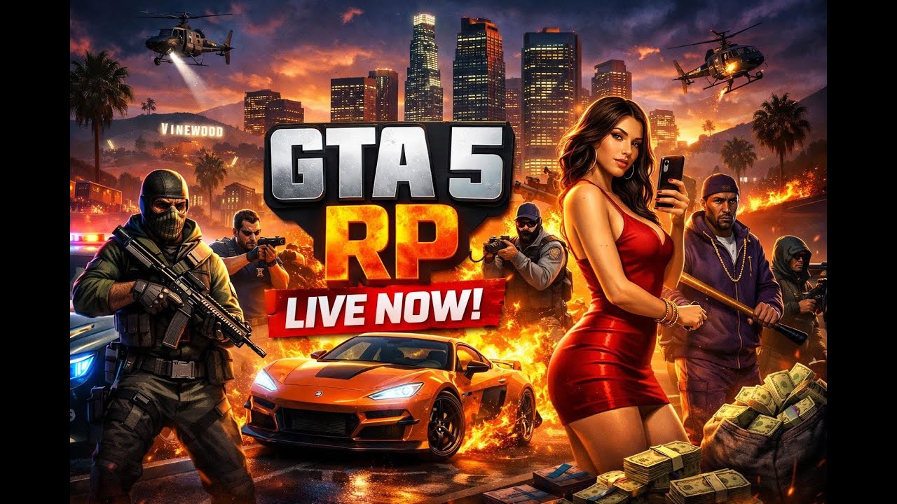 GTA 5 RP LIVE 🔥 Real Hayot Boshlanadi! | Qonun va Ko‘cha Urushi