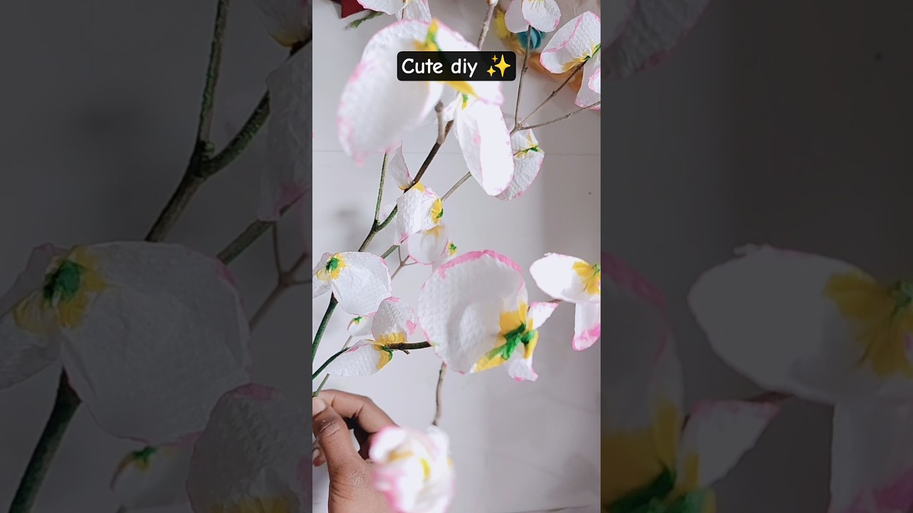 Diy cute flower 🌹🌺