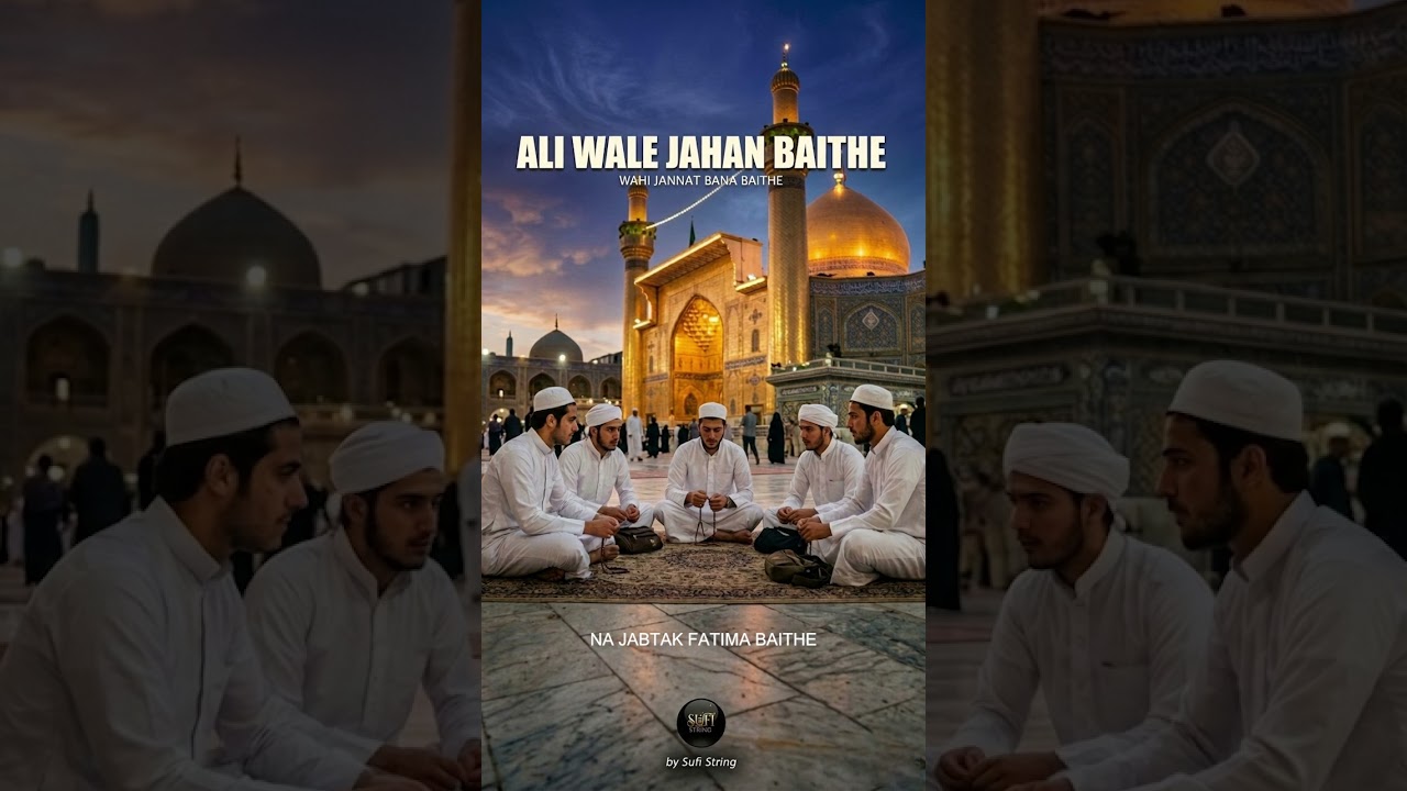Ye Kaun Aaya Ke Sab Isteqbal Me Ambiya Uthe | Ali Wale Jahan Baithe | Sufi String