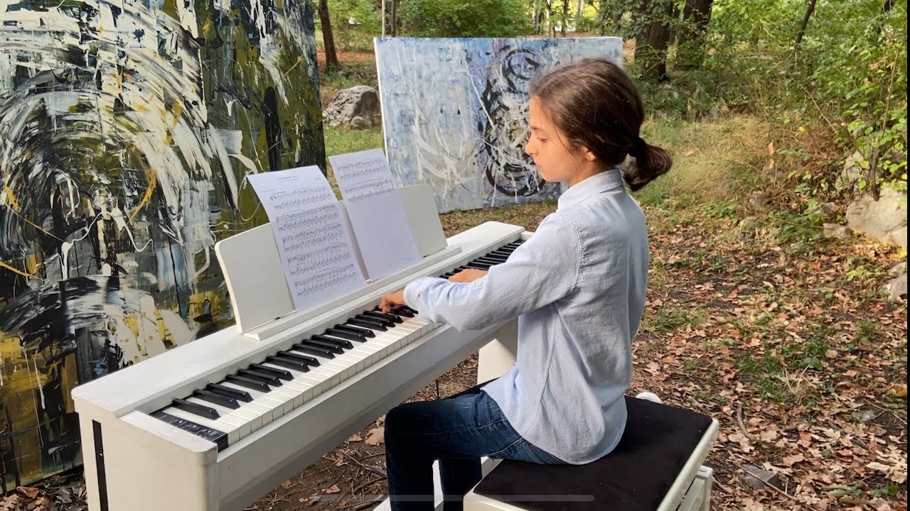 Gymnopedie by ERIC SATIE, beautifully played by Kantz 11 y.o.