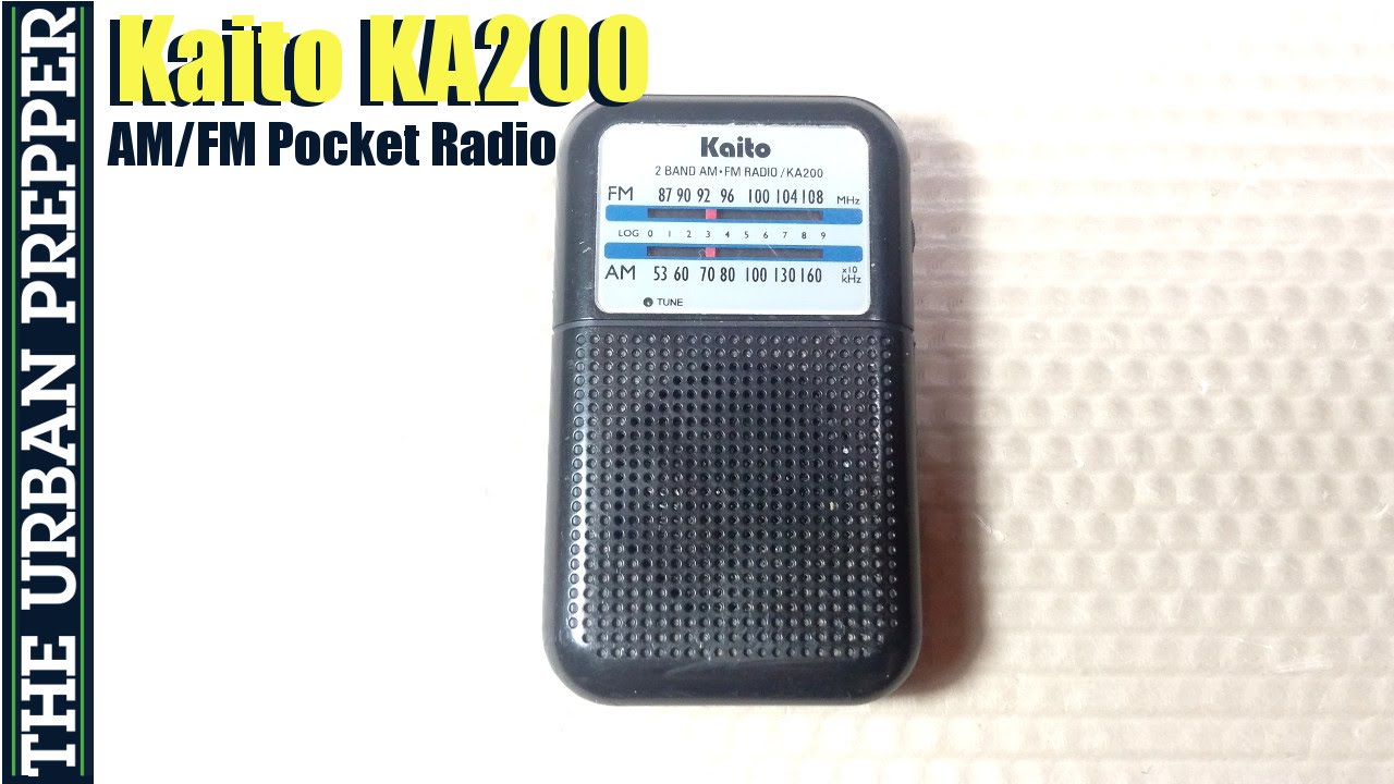 Kaito KA200 Pocket AM FM Radio (Review) by TheUrbanPrepper