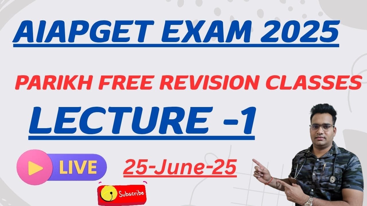 AIAPGET Brahmastra Series || Free Revision Series || Parikh Ayurved Sangrah Free Lecture || #aiapget