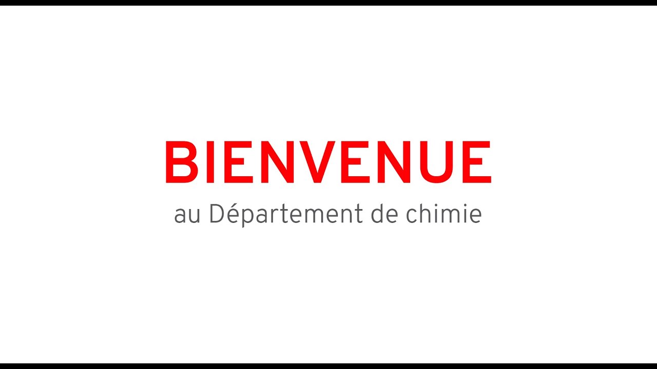 Portes ouvertes H-2022 - D&eacute;partement de chimie