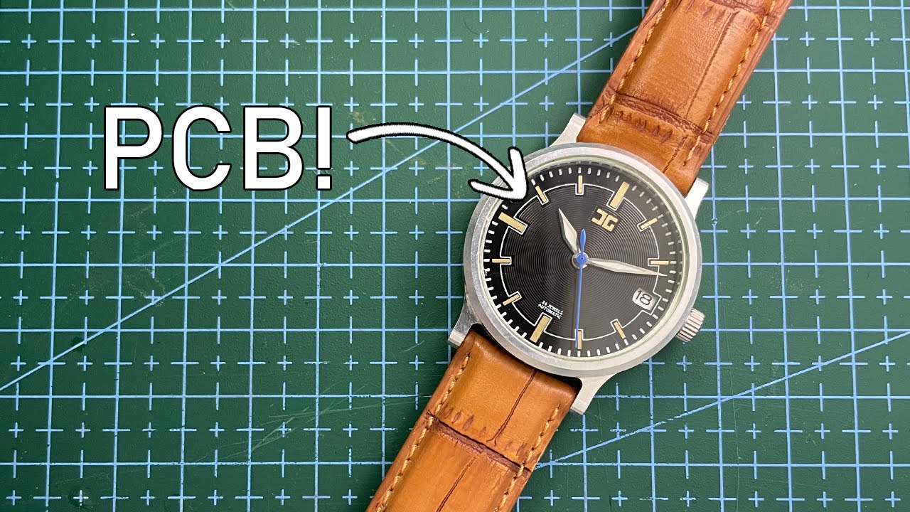 Watch Dial using Printed Circuit Board (PCB) | DIY Mechanical Watch - Part 2