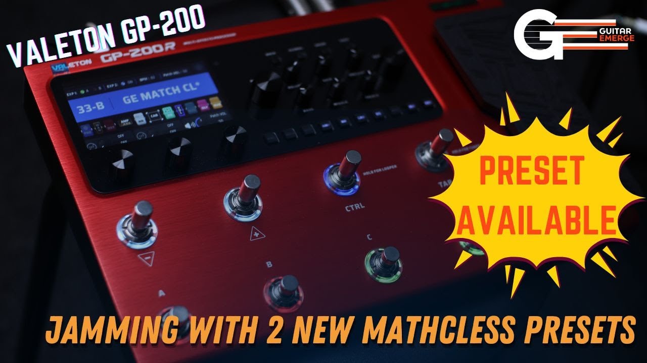 Valeton GP-200 - 2 New Matchless Presets (Using New Effects From V1.6.3 to Jam)