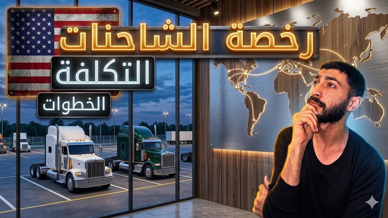 كيفية الحصول على رخصة قيادة الشاحنات في أمريكا خطوة بخطوة