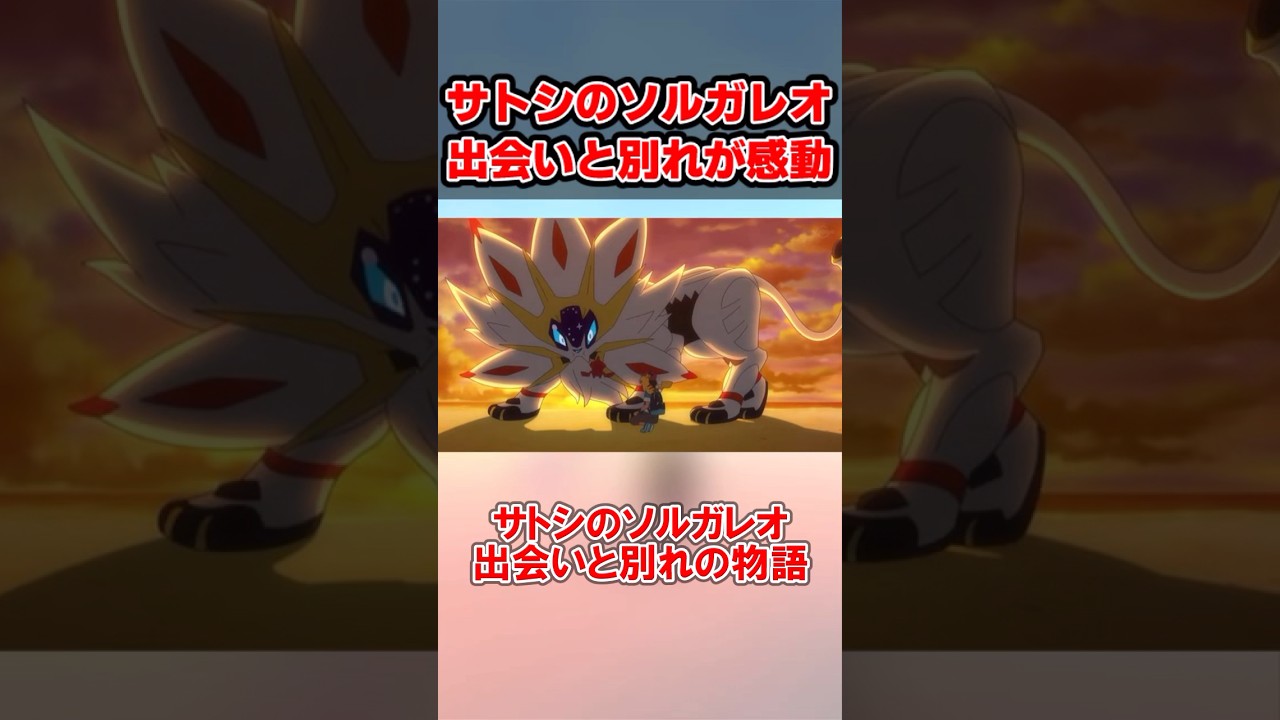 サトシのソルガレオ 出会いと別れが感動すぎた… 